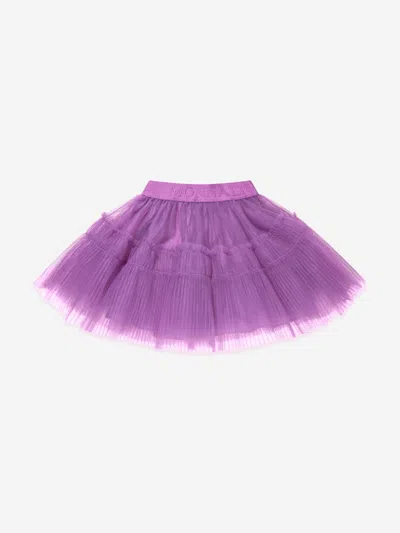 Monnalisa Kids' Girls Tulle Skirt In Purple