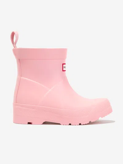 Hunter Kids' Girls Play Boots In Pink