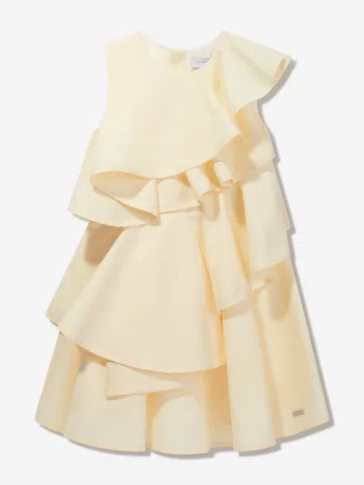 Jessie And James Babies' Girls Skyline Occasion Dress In Yellow