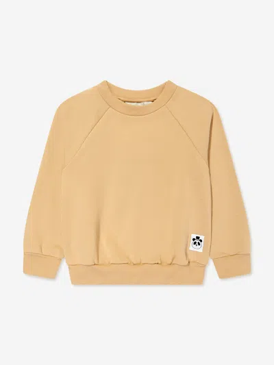 Mini Rodini Kids Logo Sweatshirt In Beige