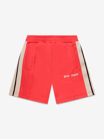 Palm Angels Kids' Boys Track Shorts In Red