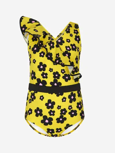 Nessi Byrd Kids' Girls Swimsuit 6 Yrs Yellow