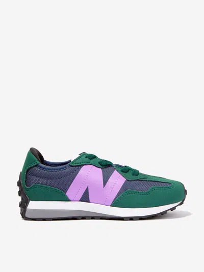 New Balance 327 Logo-patch Sneakers In Green