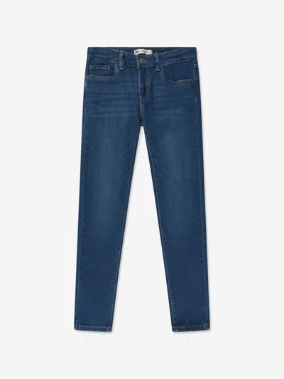 Levi's Wear Kids' Girls 710 Super Skinny Jeans 16 Yrs Blue