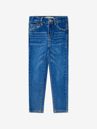 Levi's Wear Kids' Girls High Rise Super Skinny 720 Jeans 10 Yrs Blue