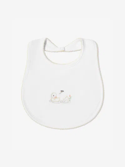 Magnolia Baby Baby Vintage Duckies Embroidered Bib In White