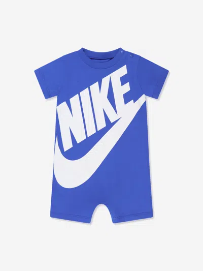 Nike Baby Boys Futura Romper In Blue