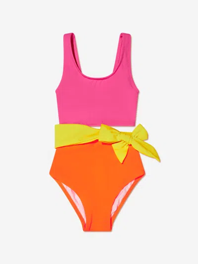 Nessi Byrd Kids' Pop One-piece Swimsuit In Multicoloured
