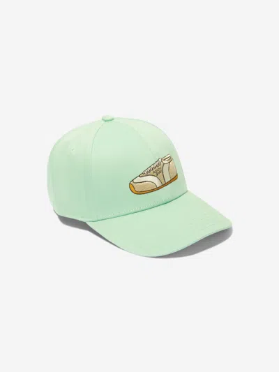 Mini Rodini Kids Sport Embroidered Cap In Green