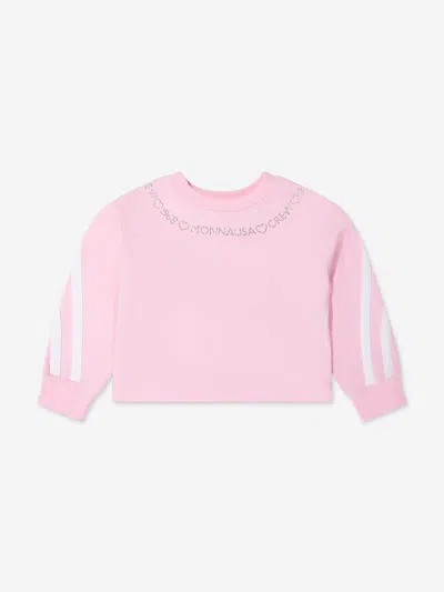 Monnalisa Babies' Girls Sporty Sweatshirt In Pink