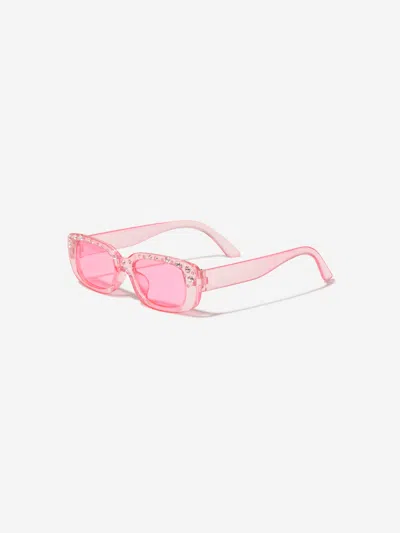Monnalisa Babies' Girls Colour Sunglasses With Case In Pink