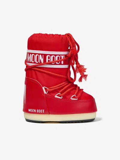 Moon Boot Kids Icon Boots Eu 39 - 41 Red