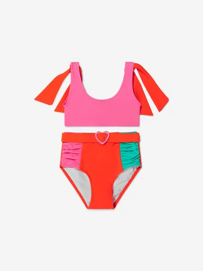 Nessi Byrd Babies' Girls Rio Bikini (uv50 Sun Protection) 4 Yrs Pink