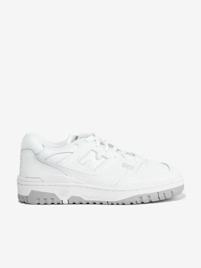 New Balance Kids 550 Logo Trainers In White