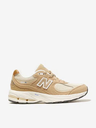 New Balance Kids 2002 Lace Up Logo Trainers In Neutral