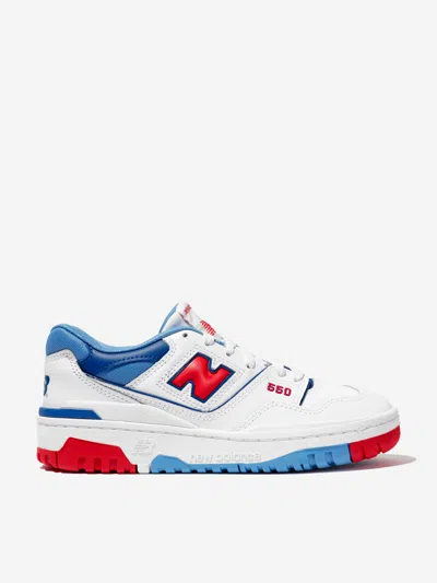 New Balance Kids' Boys 550 Logo Trainers In White