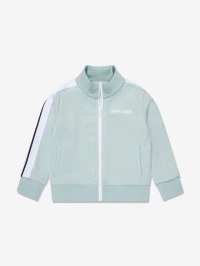 Palm Angels Kids' Track Jacket In Blue