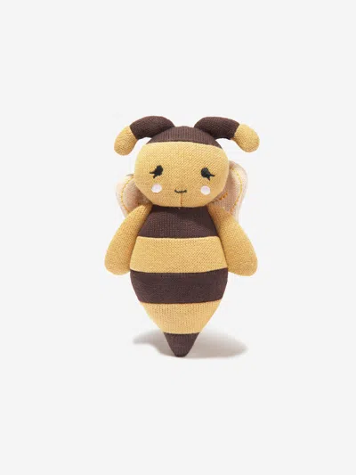 Konges Slojd Babies' Kids Bee Soft Toy In Brown
