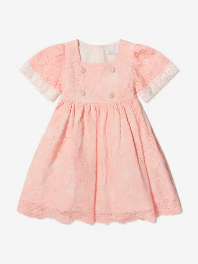 Patachou Kids' Girls Lace Dress 12 Yrs Pink