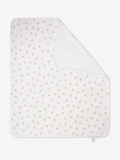 Ralph Lauren Baby Girls Bear Print Blanket 0 - 6 Mths White