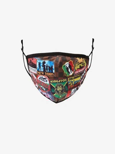 Sprayground Babies' Travel Patches Face Mask One In Brown