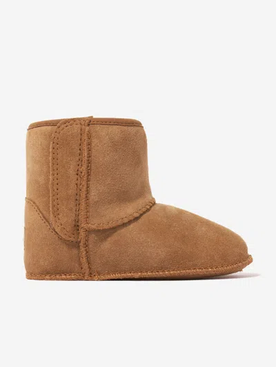 Ugg Baby Classic Booties In Brown