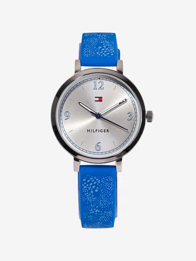 Tommy Hilfiger Kids' Boys Plain Strap Watch In Blue