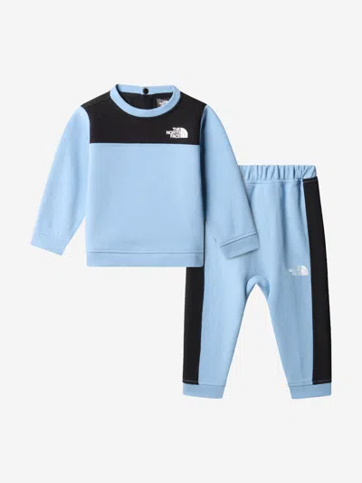 The North Face Baby Tnf Tech Crew Tracksuit In Blue