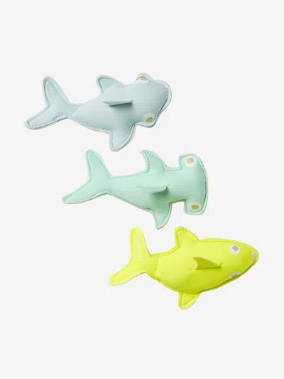Sunnylife Babies' Kids Salty The Shark Set Of 3 Dive Buddies In Multicoloured