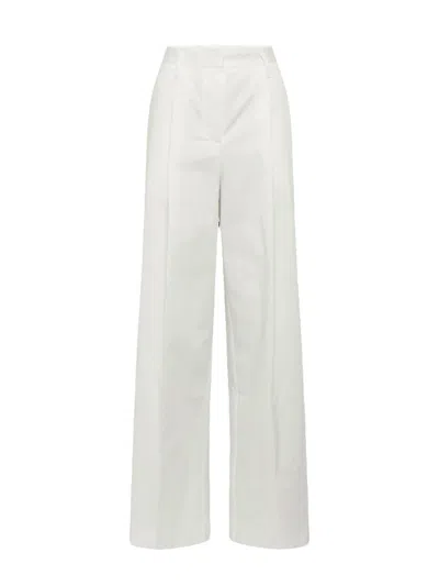 Matteau Women's Summer Chino Pant In Chalk In White