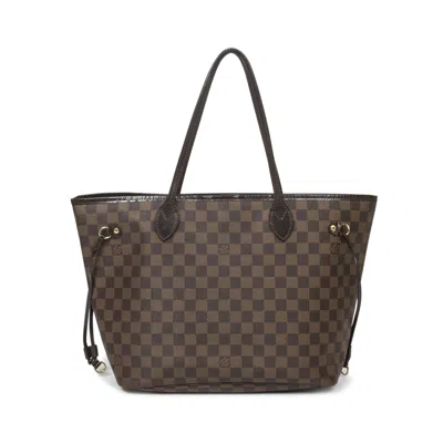 Pre-owned Louis Vuitton Neverfull Mm In Brown