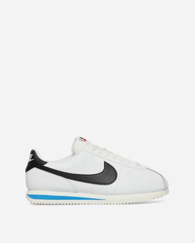 Nike Wmns Cortez Sneakers White / Black / Light Photo Blue In Multicolor