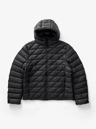 Holden Quilted Shell Hooded Down Jacket In Black