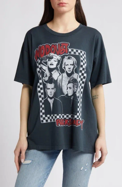 Daydreamer No Doubt Rock Steady Cotton Graphic T-shirt In 复古黑色