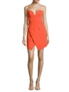C/MEO COLLECTIVE Sweet Darling Solid Strapless Dress,0400093797931