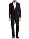VINCE CAMUTO WOOL BUTTONED SLIM-FIT SUIT,0400094986348