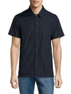 PUBLISH Solid Point-Collar Shirt,0400094292647