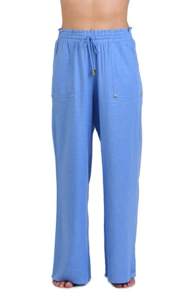 La Blanca Beach Cover-up Pants In Chambray