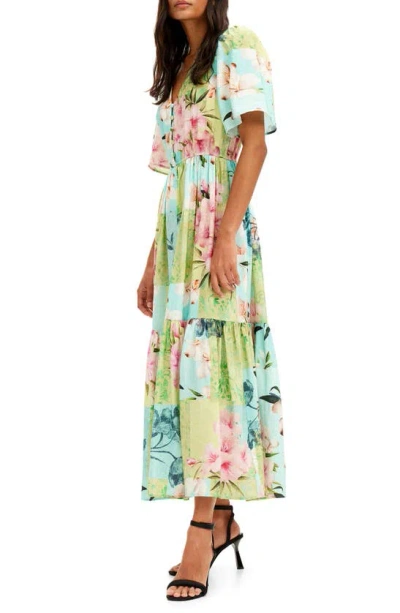 Desigual Blues Floral Print A-line Dress