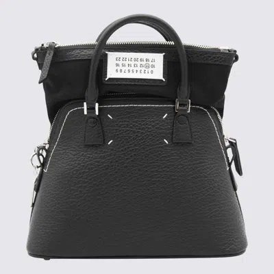 Maison Margiela Black Leather 5ac Shoulder Bag