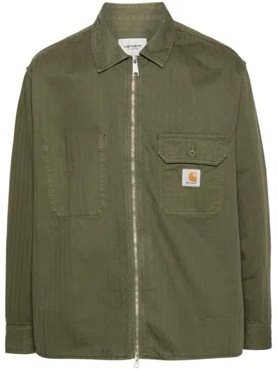 Carhartt Wip Rainer Shirt Jacket In Green