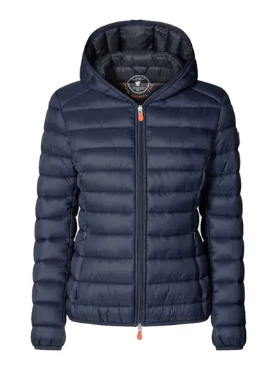 Save The Duck Daisy Padded Jacket In Dark Blue
