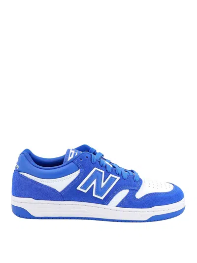New Balance Leather And Suede Trainers In Blue