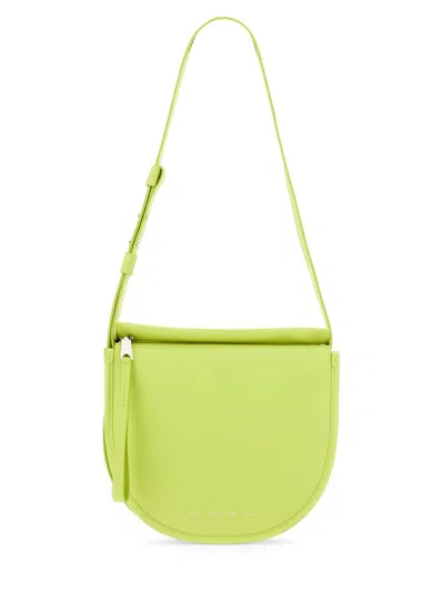 Proenza Schouler White Label Baxter Small Leather Hobo Bag In Lime
