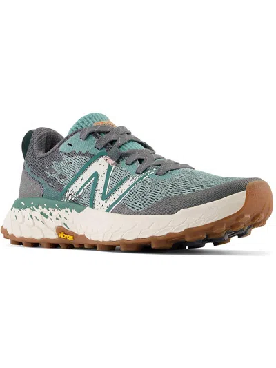 New Balance Womens Running Fresh Foam X Hierro V7 Woman Sneakers Emerald Green Size 6 Textile Fibers In Blue