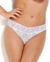 Hanky Panky Signature Lace Low Rise Thong In White