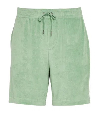 Polo Ralph Lauren Terry Towelling Shorts In Green