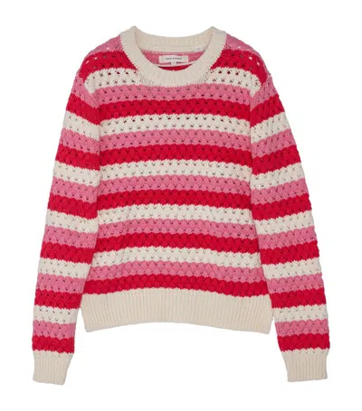 Chinti & Parker Crochet-knitted Jumper In Pink