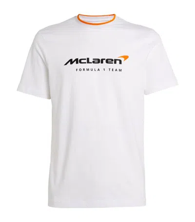 Castore X Mclaren Logo T-shirt In White