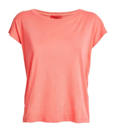 Max & Co Cotton Jersey T-shirt In Pink